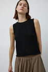 Mijeong Park Boat Neck Knit Tank in Black