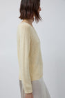 Mijeong Park Boat Neck Sweater in Light Yellow