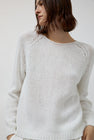 Mijeong Park Boat Neck Sweater in White