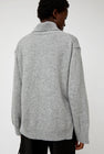 Mijeong Park Cashmere Blend High Neck Knit in Gray