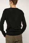 Mijeong Park Cashmere Blend V-Neck Knit in Black