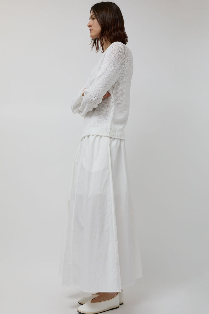 Mijeong Park Gathered Maxi Skirt in White