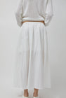 Mijeong Park Gathered Maxi Skirt in White