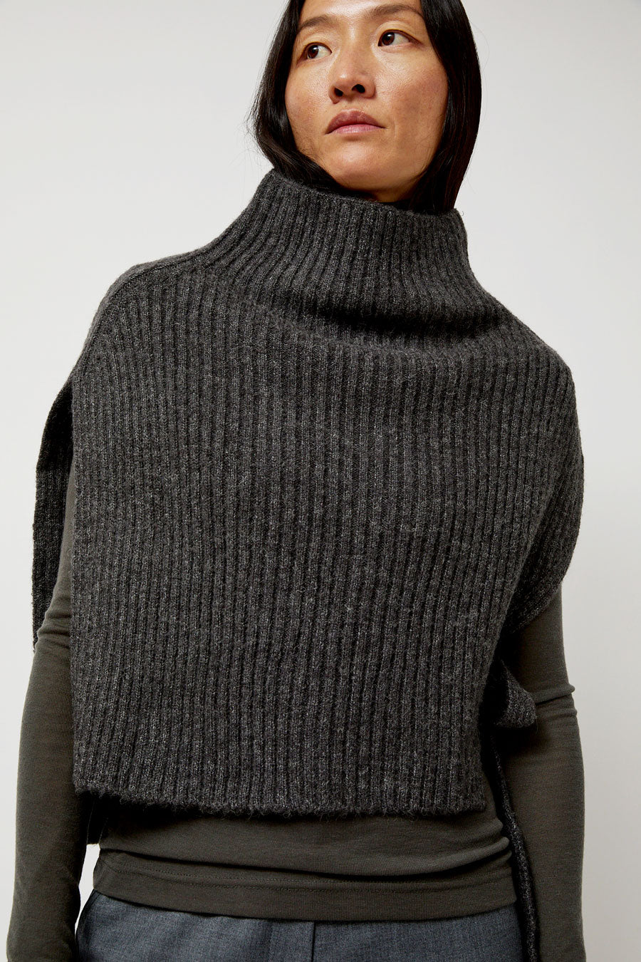 Mijeong Park Neck Warmer in Charcoal