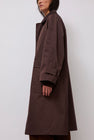 Mijeong Park Oversized Trench in Burgundy