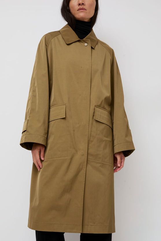 Mijeong Park Oversized Trench in Khaki