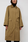 Mijeong Park Oversized Trench in Khaki