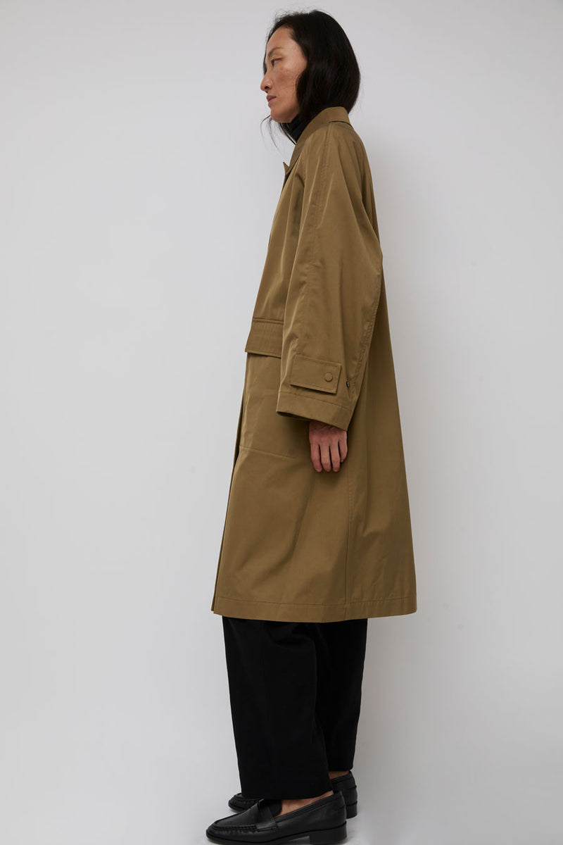 Mijeong Park Oversized Trench in Khaki