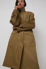 Mijeong Park Oversized Trench in Khaki