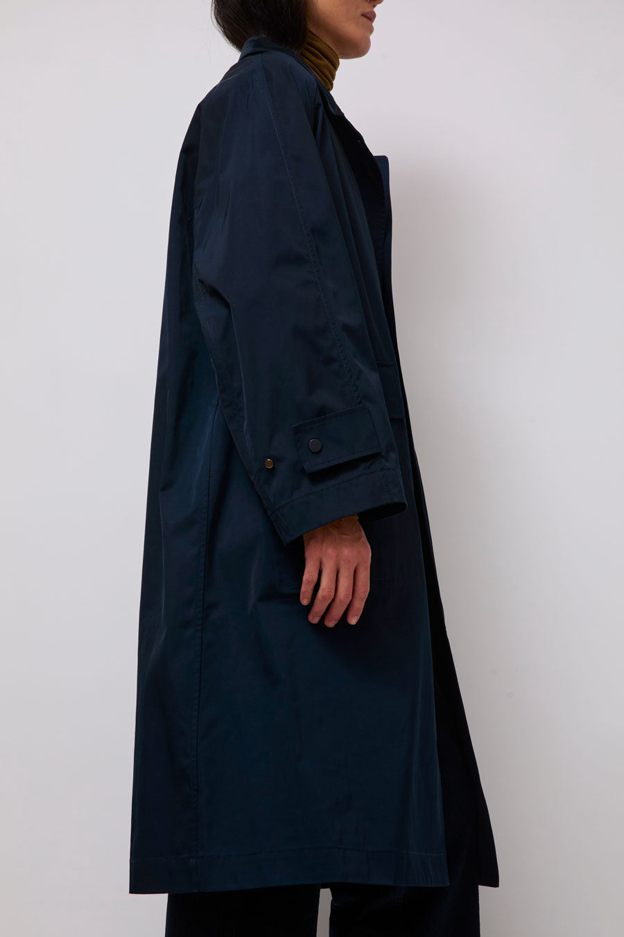 Mijeong Park Oversized Trench in Navy