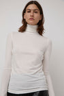 Mijeong Park Roll Neck Jersey Top in White