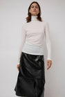 Mijeong Park Roll Neck Jersey Top in White