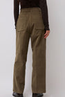 Mijeong Park Stretch Corduroy Pants in Light Olive