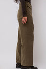 Mijeong Park Stretch Corduroy Pants in Light Olive