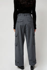 Mijeong Park Wool Blend Cargo Pants in Gray