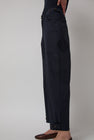 Mijeong Park Cropped Workwear Pants in Dark Navy
