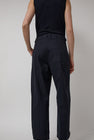 Mijeong Park Cropped Workwear Pants in Dark Navy