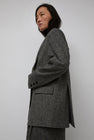 Mijeong Park Wool Blend Oversized Jacket in Gray