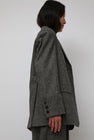 Mijeong Park Wool Blend Oversized Jacket in Gray