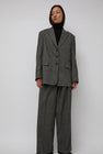 Mijeong Park Wool Blend Oversized Jacket in Gray