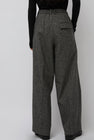 Mijeong Park Wool Blend Wide Leg Pants in Gray