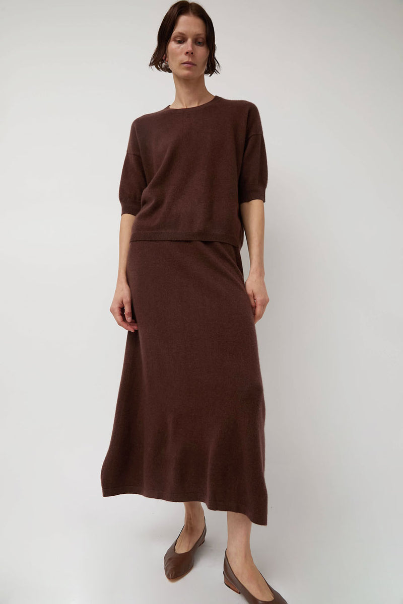 Modern Weaving Boyfriend Tee in Cinnamon