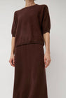 Modern Weaving Boyfriend Tee in Cinnamon
