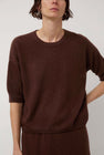 Modern Weaving Boyfriend Tee in Cinnamon