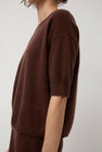 Modern Weaving Boyfriend Tee in Cinnamon