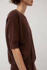 Modern Weaving Boyfriend Tee in Cinnamon