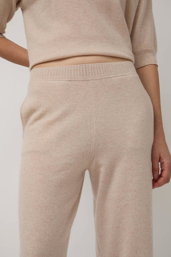 Modern Weaving Cashmere Pant in Melange Pink
