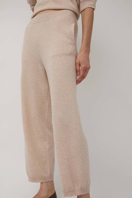 Modern Weaving Cashmere Pant in Melange Pink