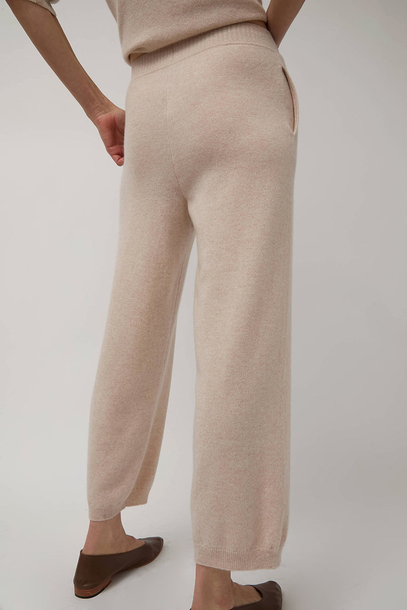 Modern Weaving Cashmere Pant in Melange Pink