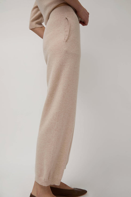 Modern Weaving Cashmere Pant in Melange Pink