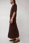 Modern Weaving Midi Skirt in Cinnamon