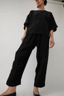 Modern Weaving Relaxed Lean Trouser in Black