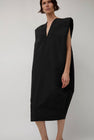 Modern Weaving Sculpt Dress in Black
