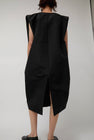 Modern Weaving Sculpt Dress in Black