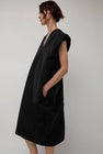 Modern Weaving Sculpt Dress in Black