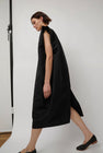 Modern Weaving Sculpt Dress in Black
