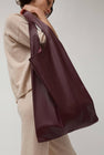 Modern Weaving XL Shopper in Burgundy