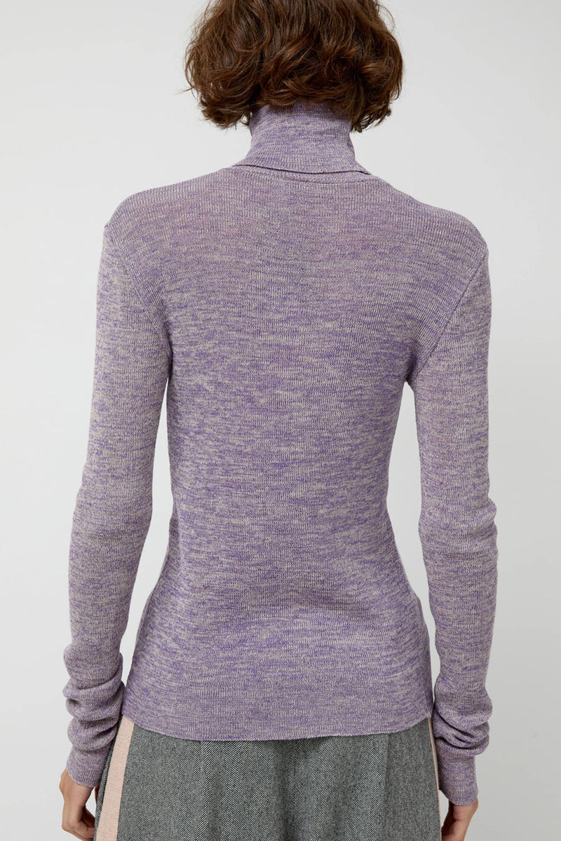 Modus Vivendi Bristol Rollneck in Lilac Multi Melange