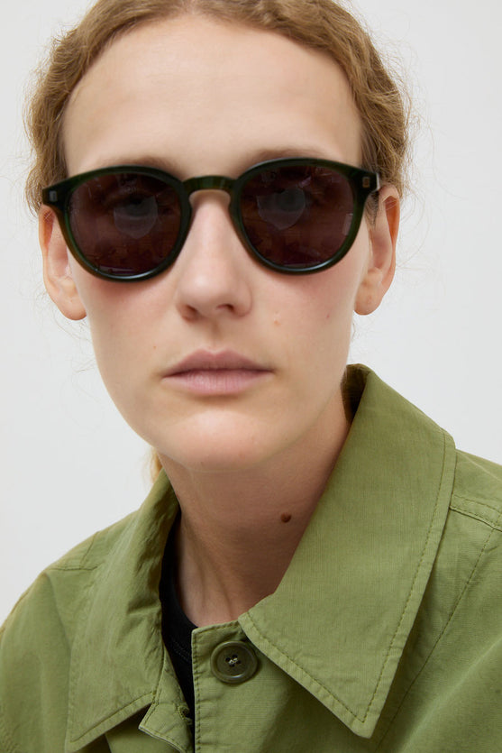 Monokel Nelson Sunglasses in Bottle Green