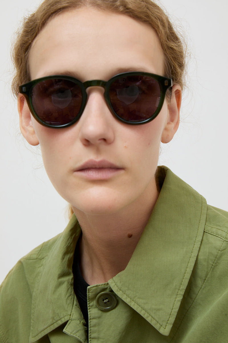 Monokel Nelson Sunglasses in Bottle Green