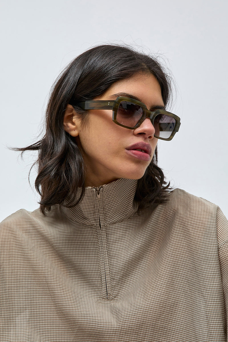 Monokel Apollo Sunglasses in Green Demi