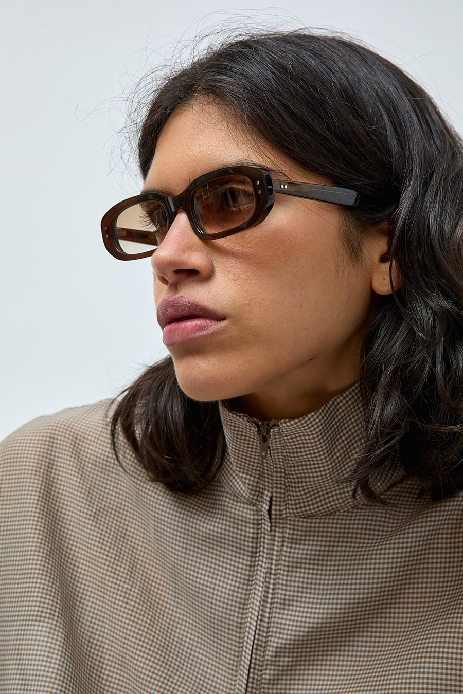 Monokel April Sunglasses in Chocolate