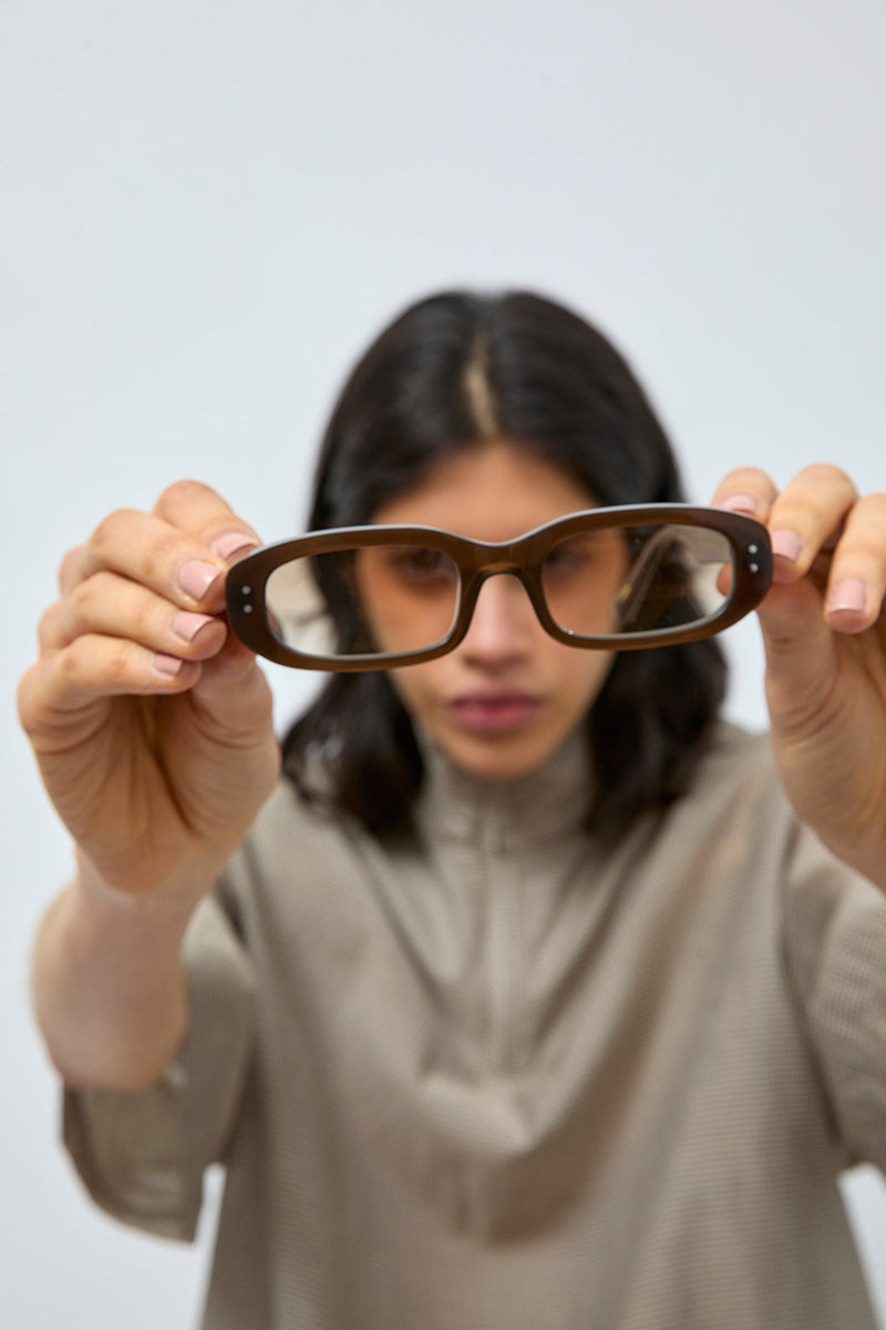 Monokel April Sunglasses in Chocolate