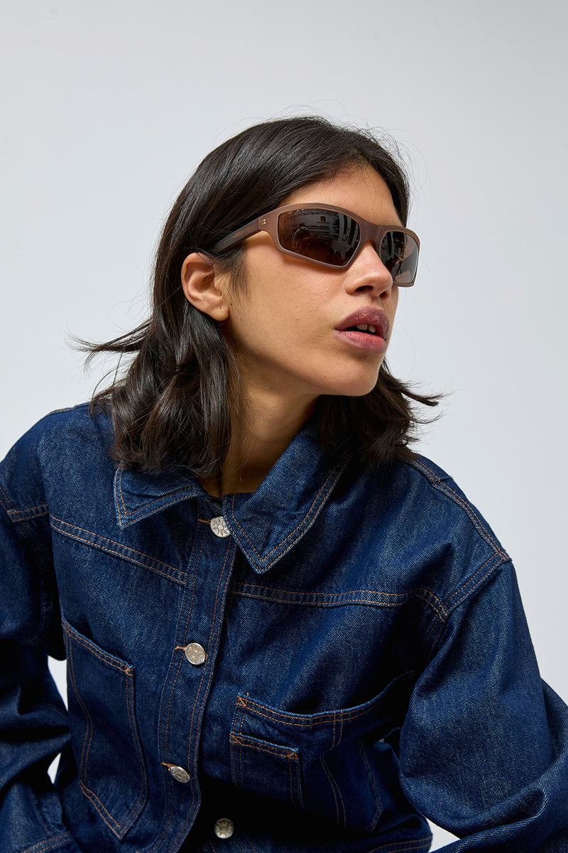 Monokel Raven Sunglasses  in Matt Cola