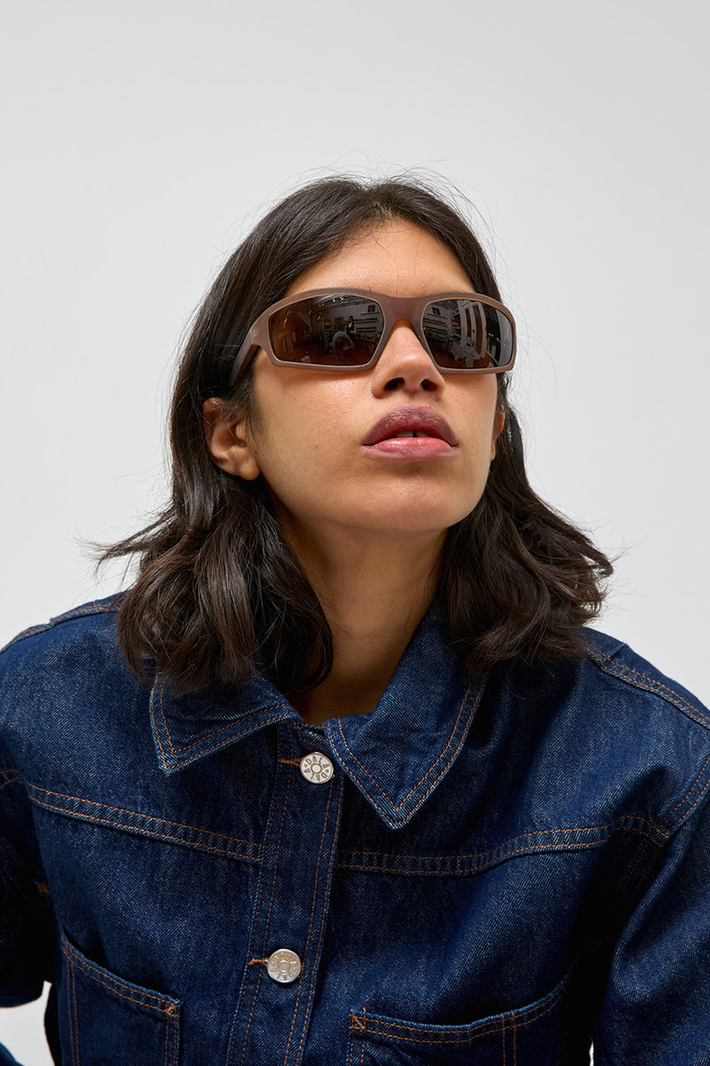 Monokel Raven Sunglasses  in Matt Cola