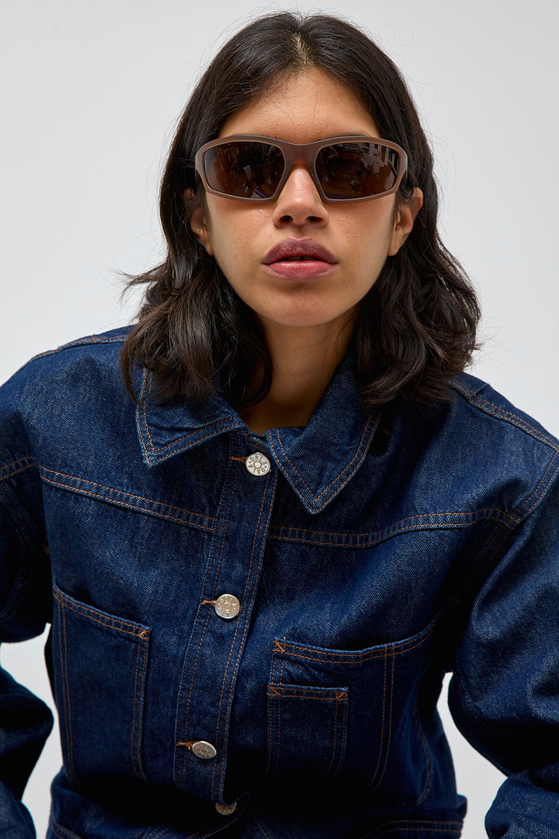 Monokel Raven Sunglasses  in Matt Cola